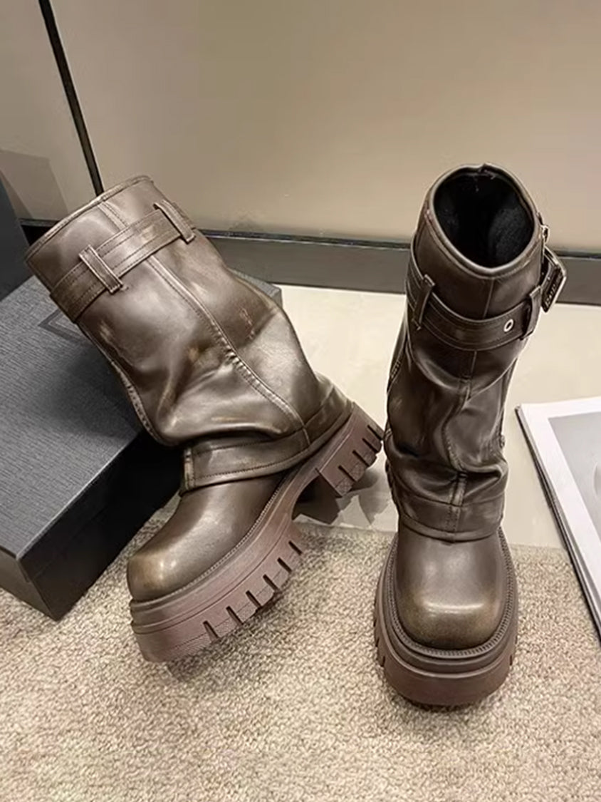 Square Headcover Boots