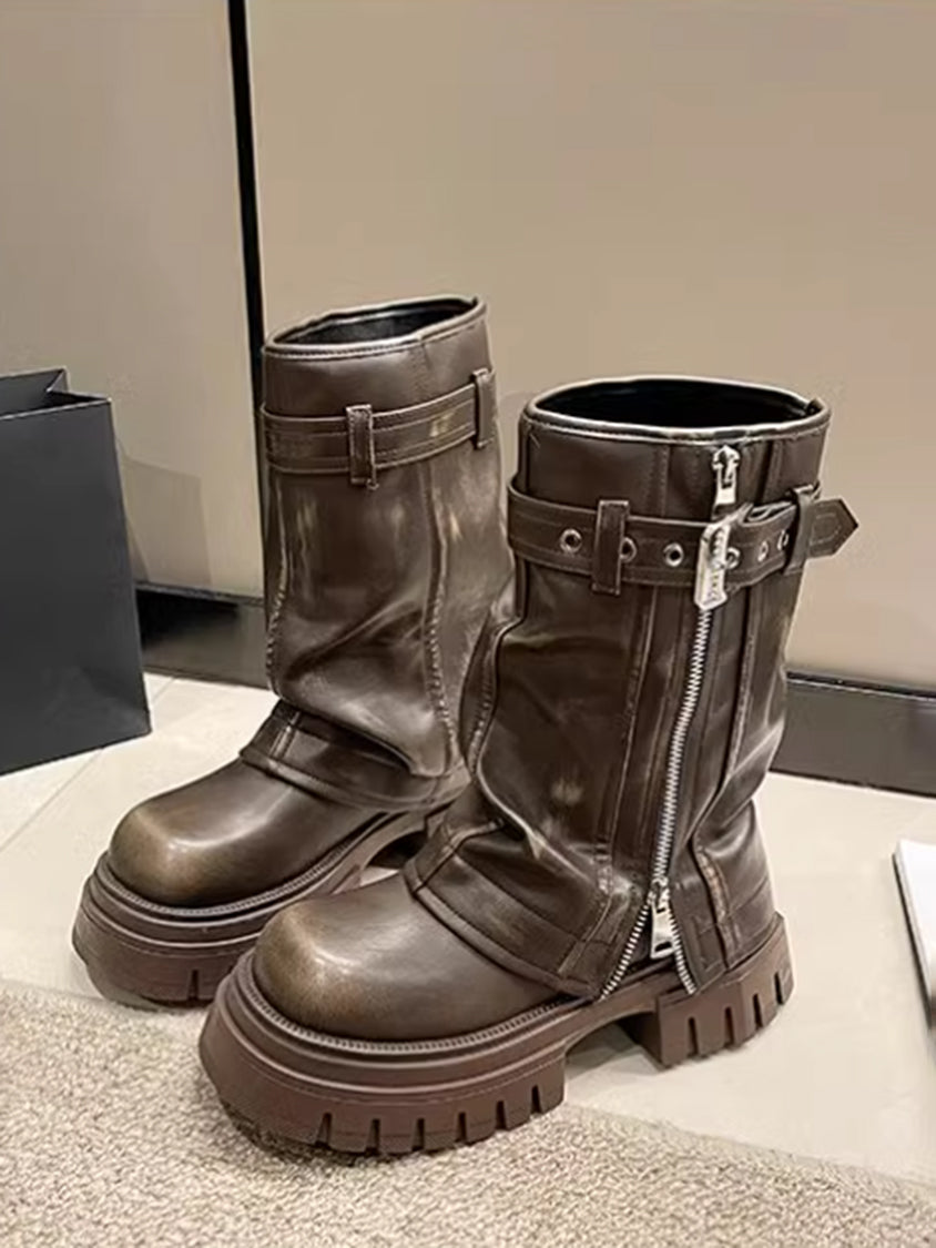 Square Headcover Boots