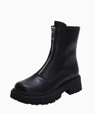 Center zip boots
