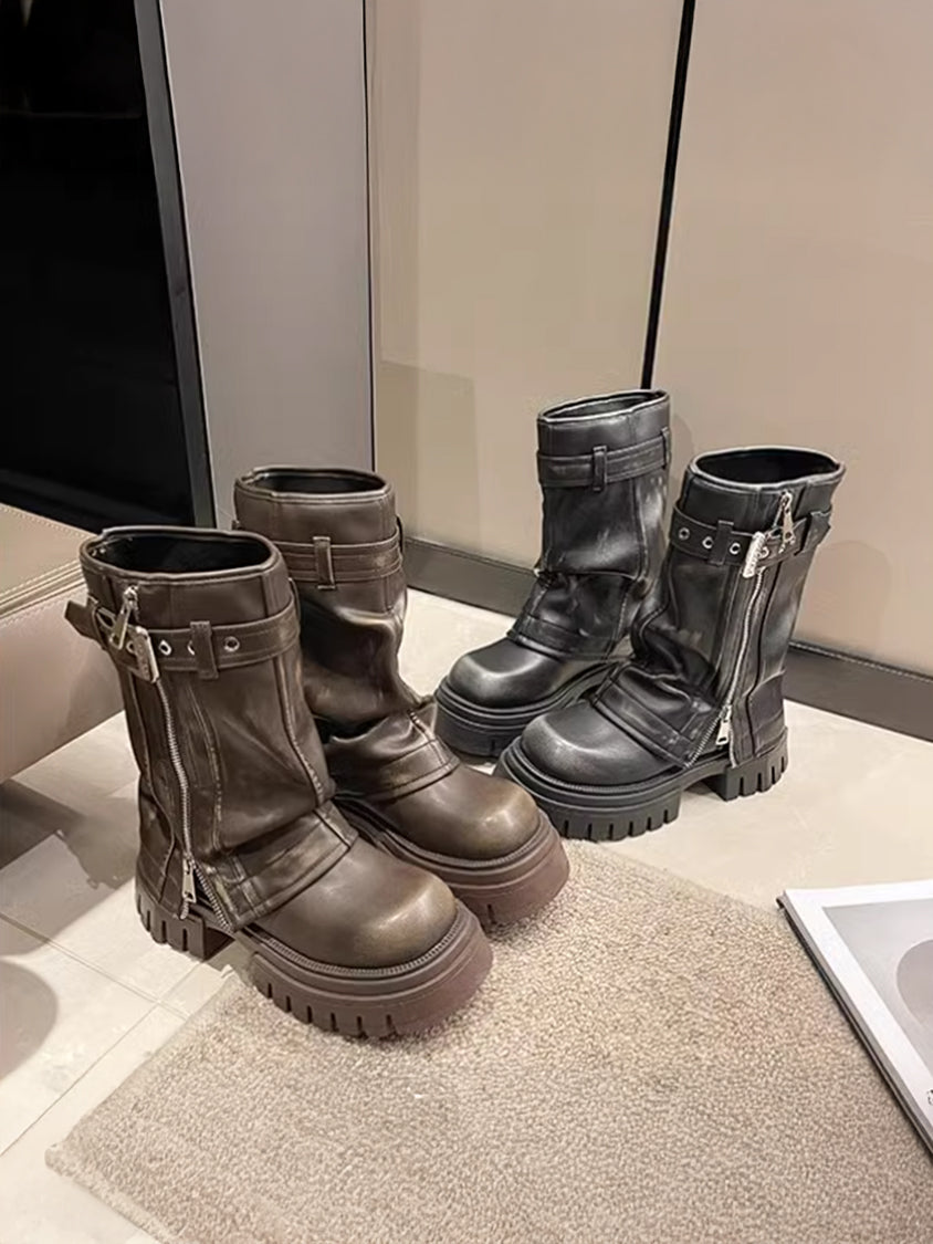 Square Headcover Boots