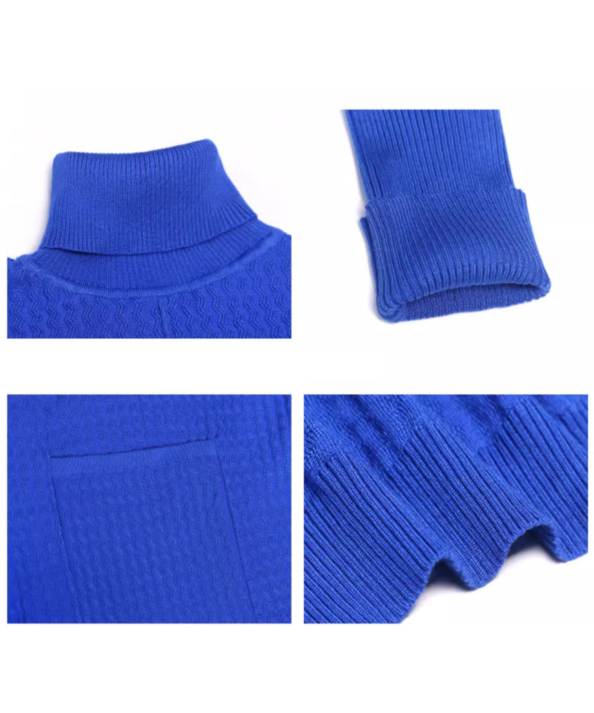 Bat sleeve knit dress