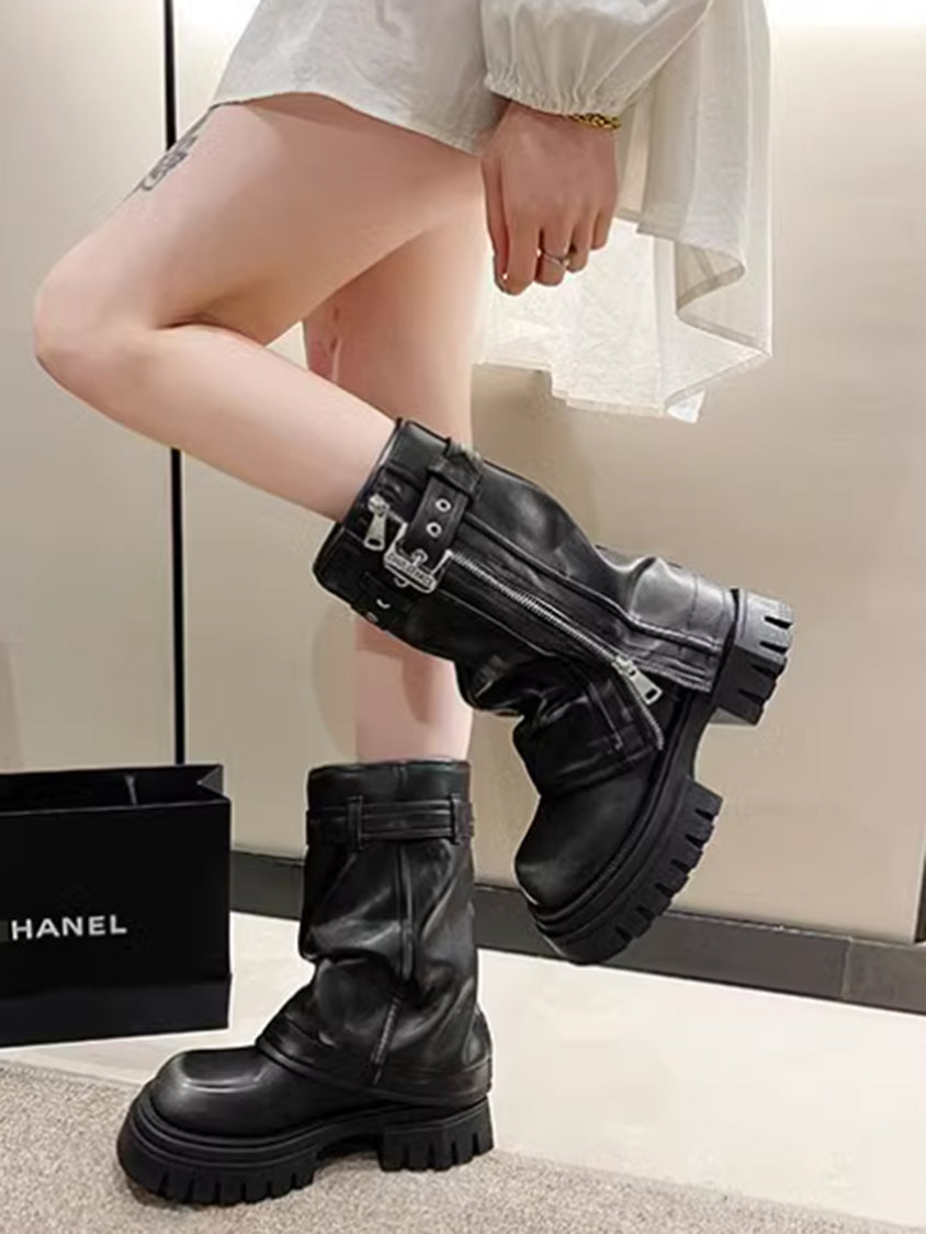 Square Headcover Boots