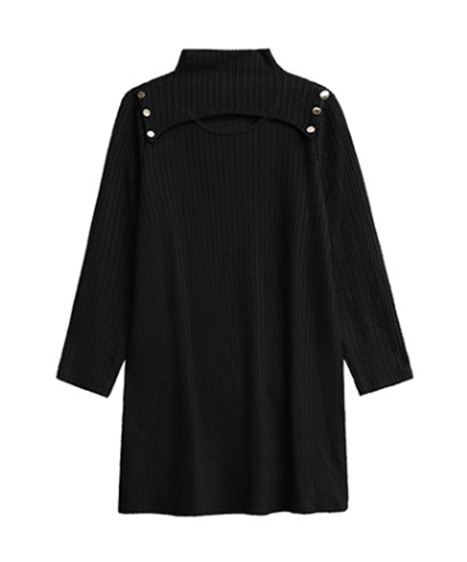 Half Turtleneck Dress