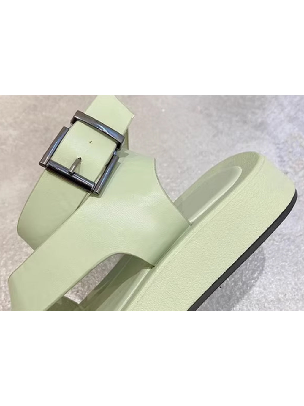 Cross strap sole sandals