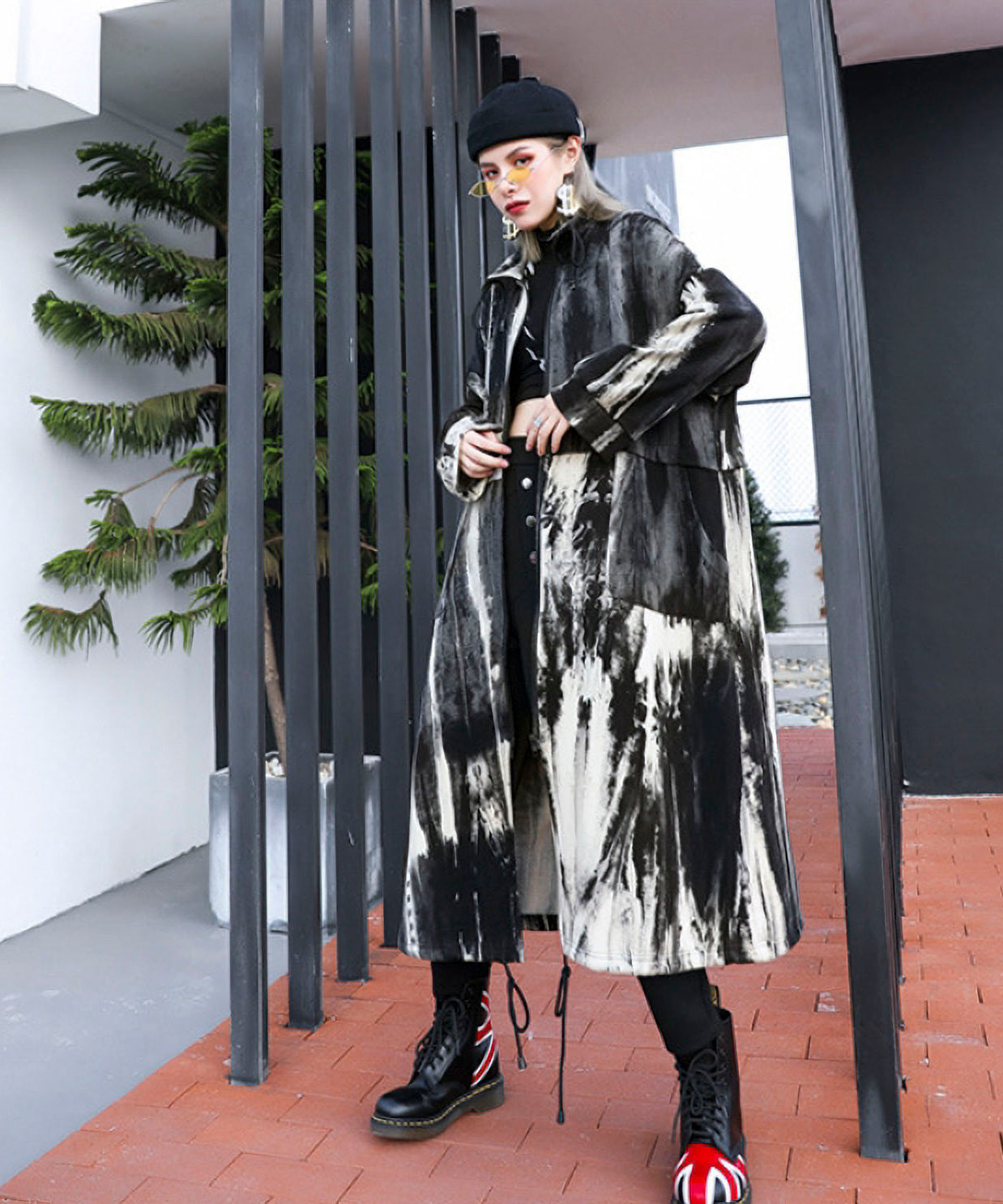 long zip coat