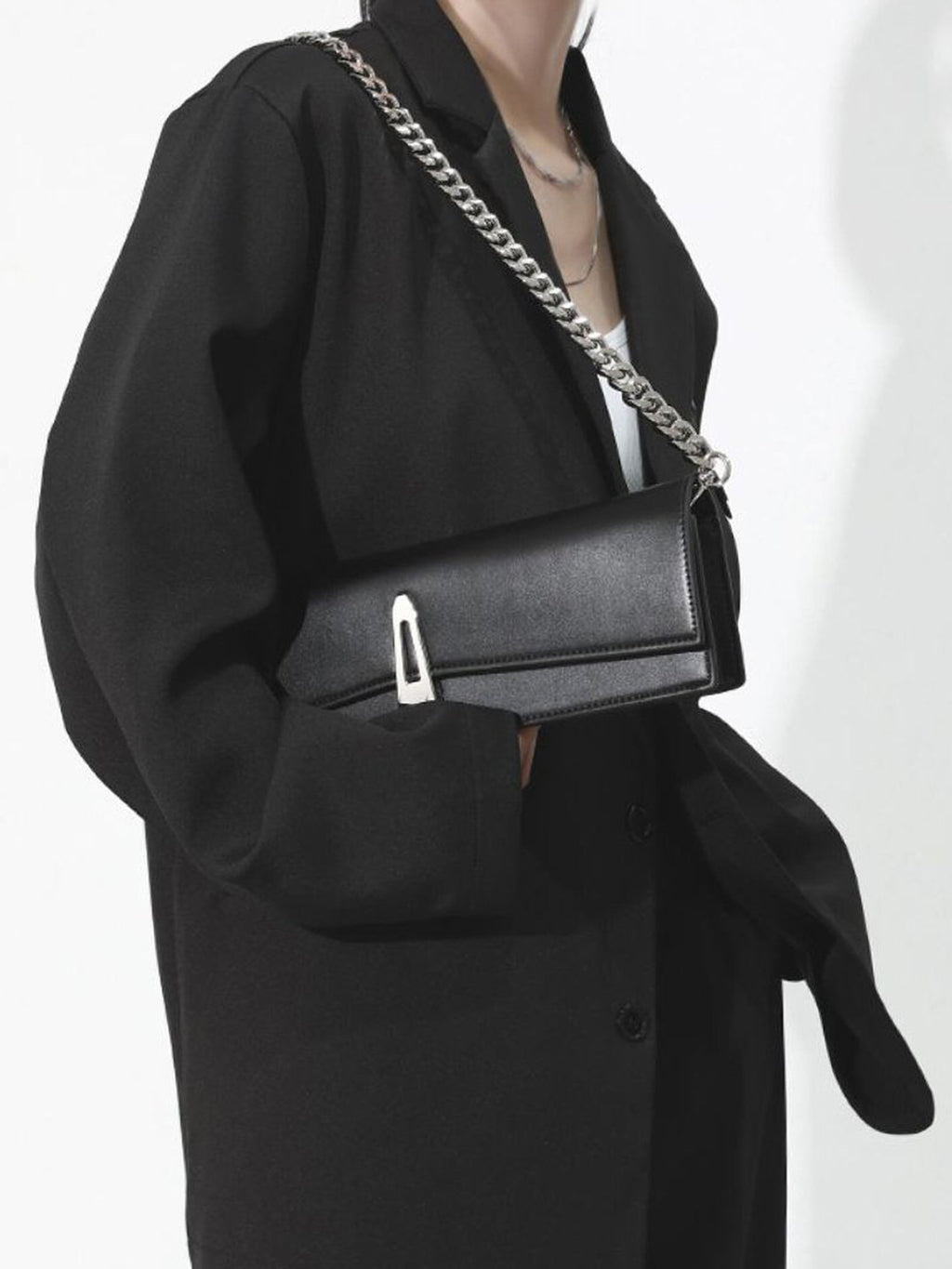 Rectangle Chain Shoulder Bag