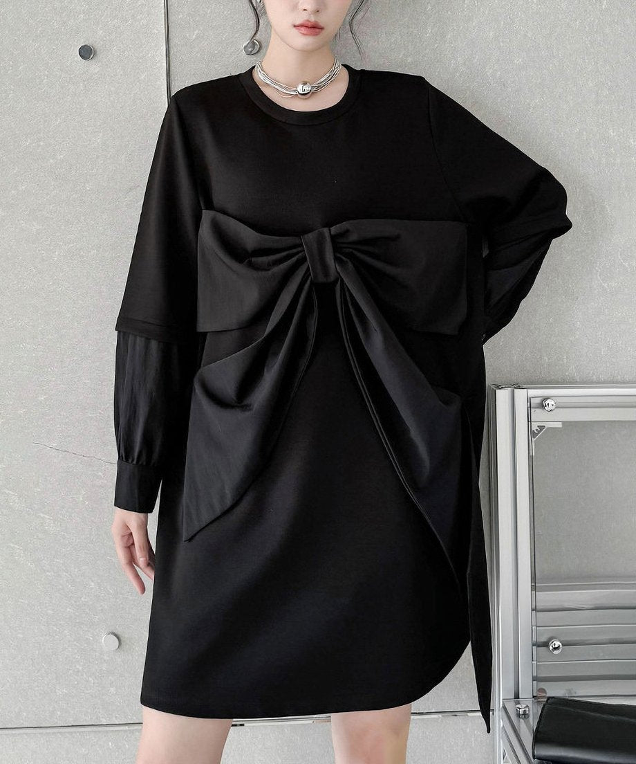 big ribbon dress