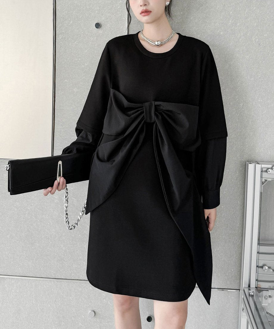 big ribbon dress