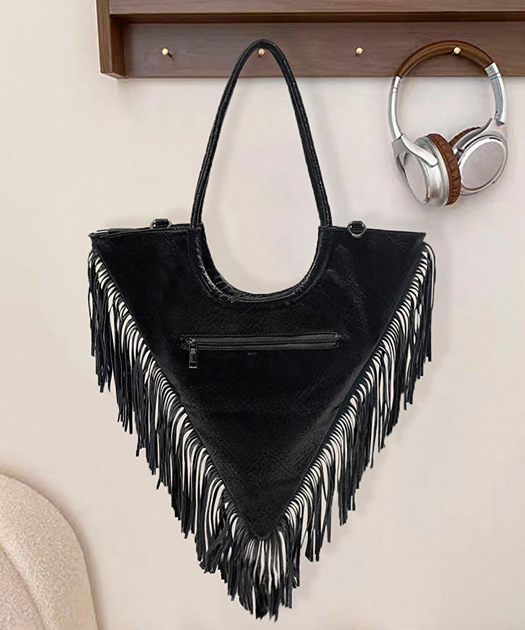Tassel Triangle Bag
