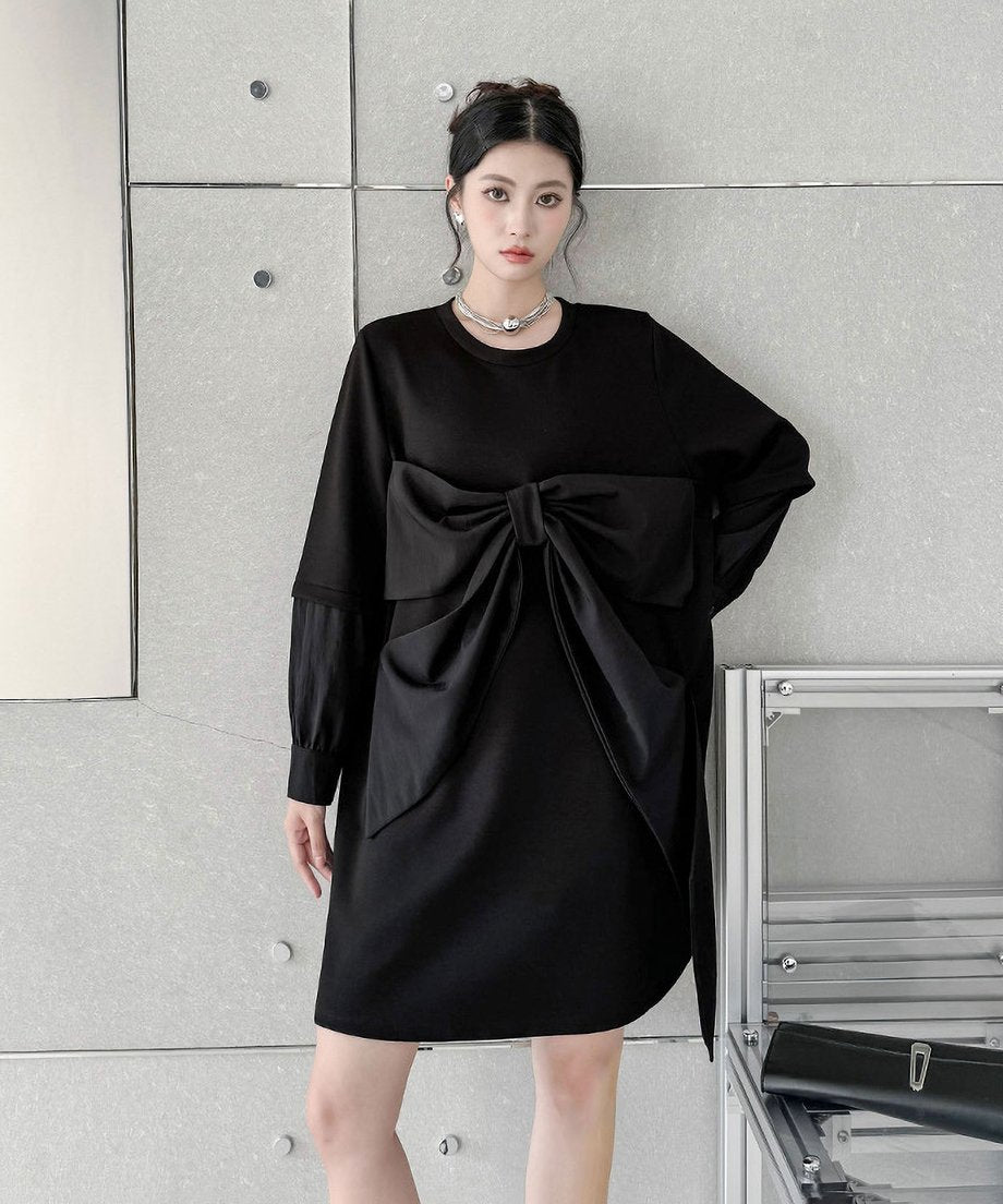 big ribbon dress