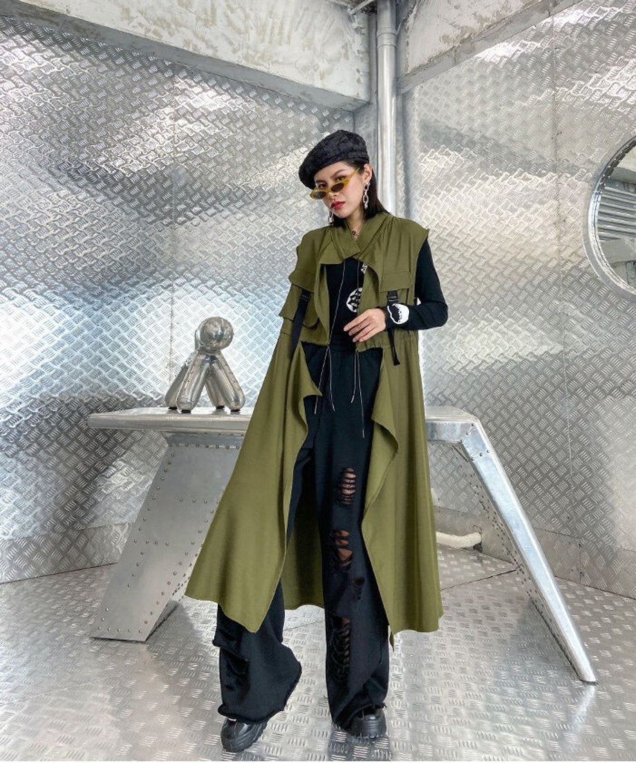 Lilita Lime Long Gilet