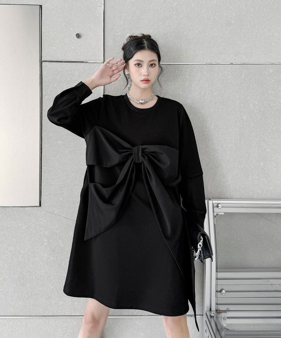 big ribbon dress