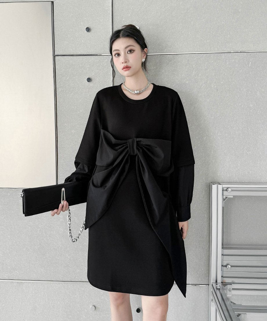 big ribbon dress