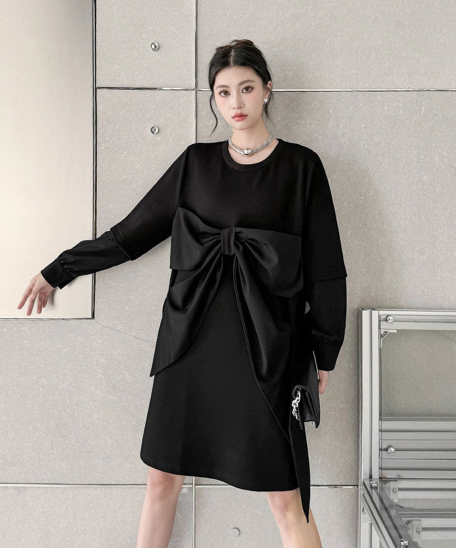 big ribbon dress