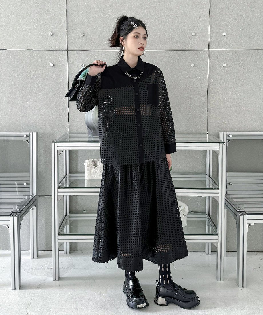 laser cut skirt