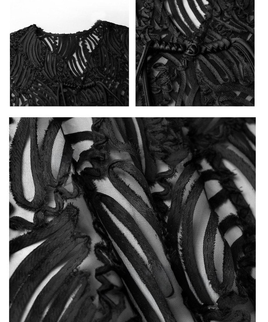Jacquard tucking vest