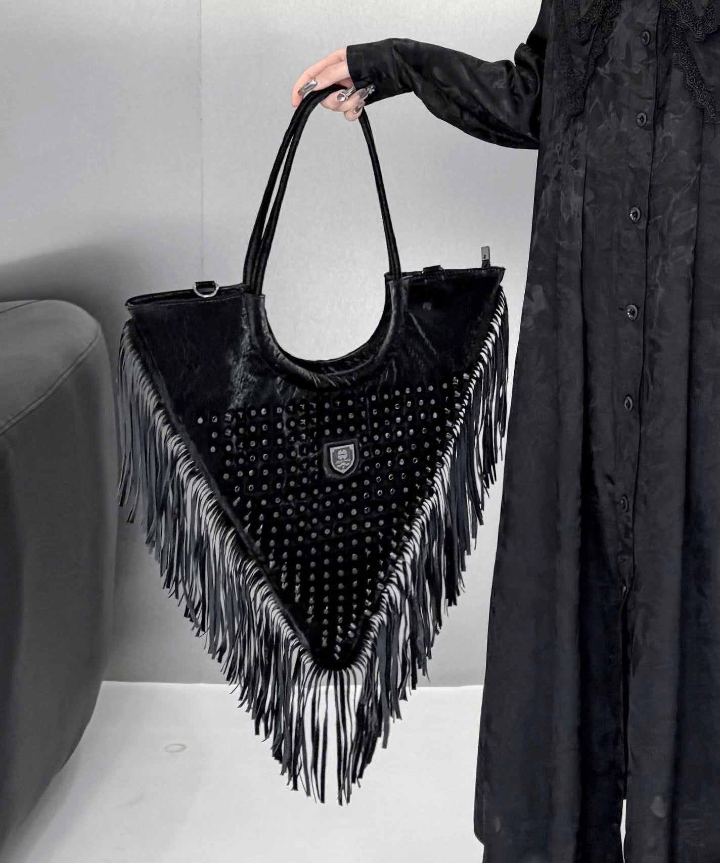 Tassel Triangle Bag