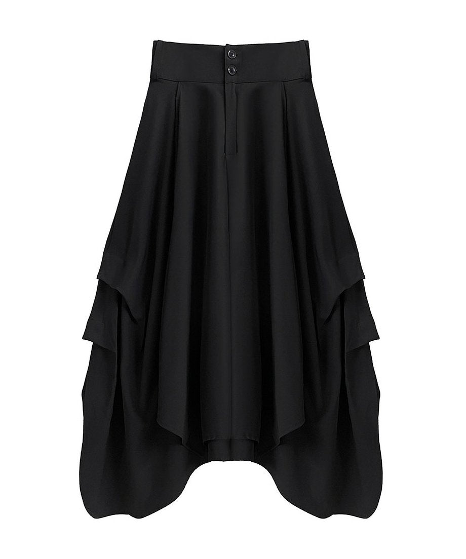 Tacking Flare Skirt