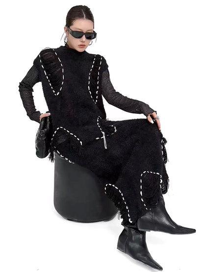 フローティングテクスチャトップ＆スカート