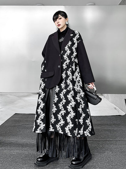 フローラルコントラストコート