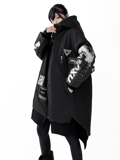 グラフィックスリーブジップジャケット