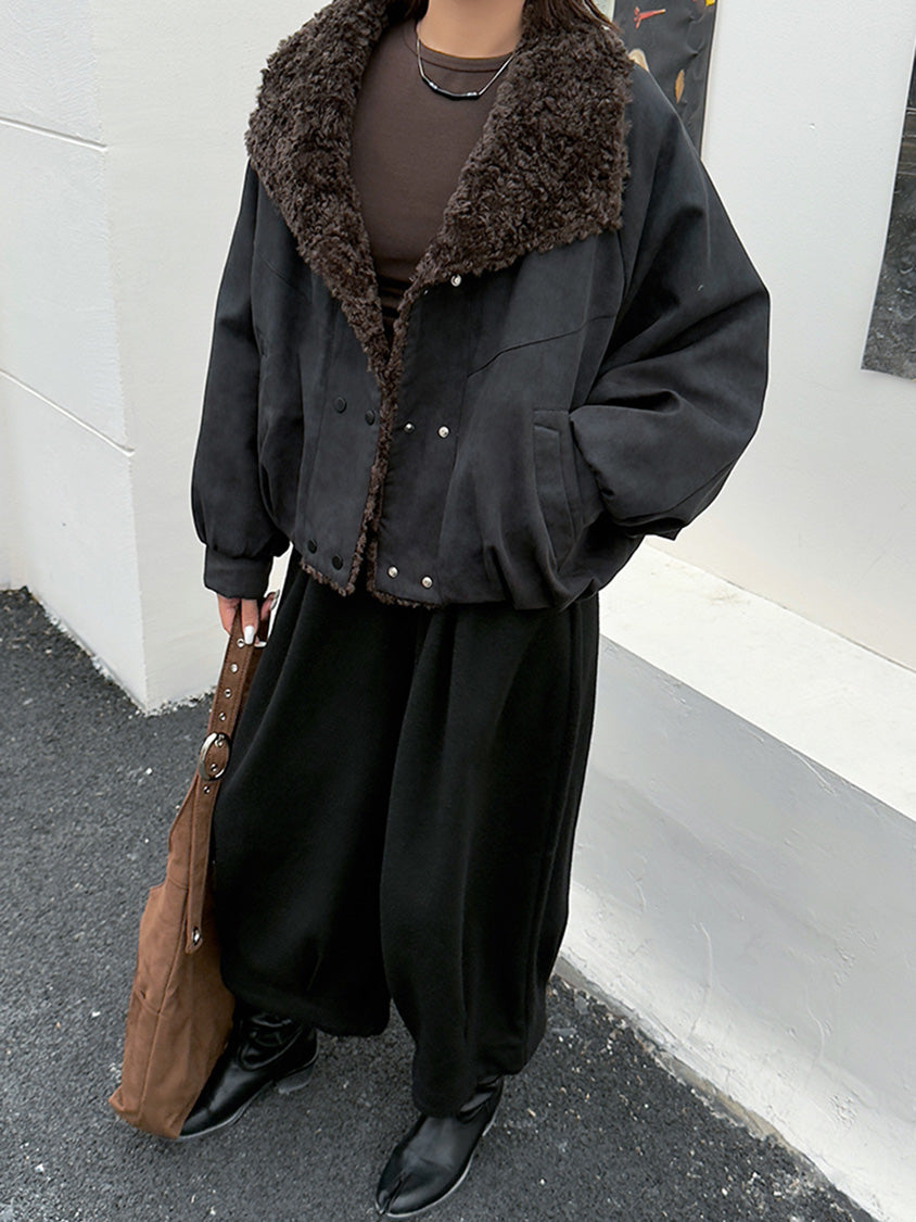 ボアカラージャケット