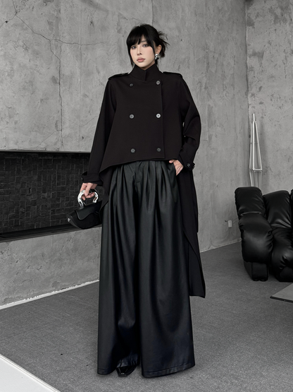 ドレープカットトレンチコート