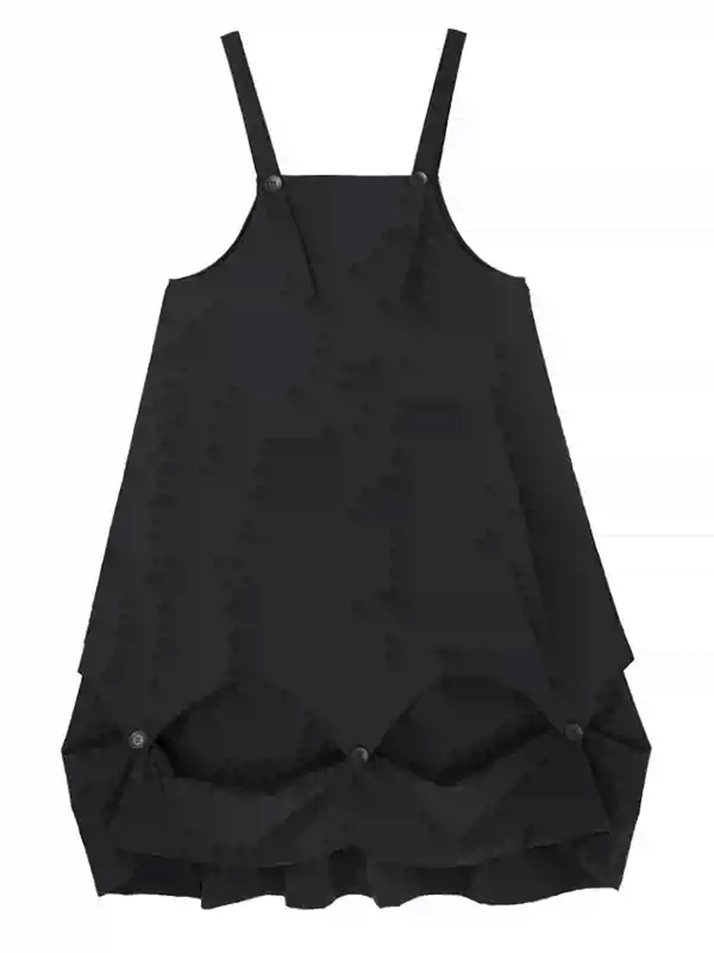 suspender drape dress