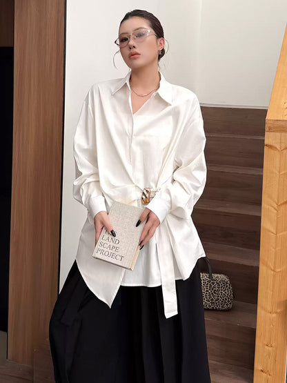 ツイストバックルブラウス