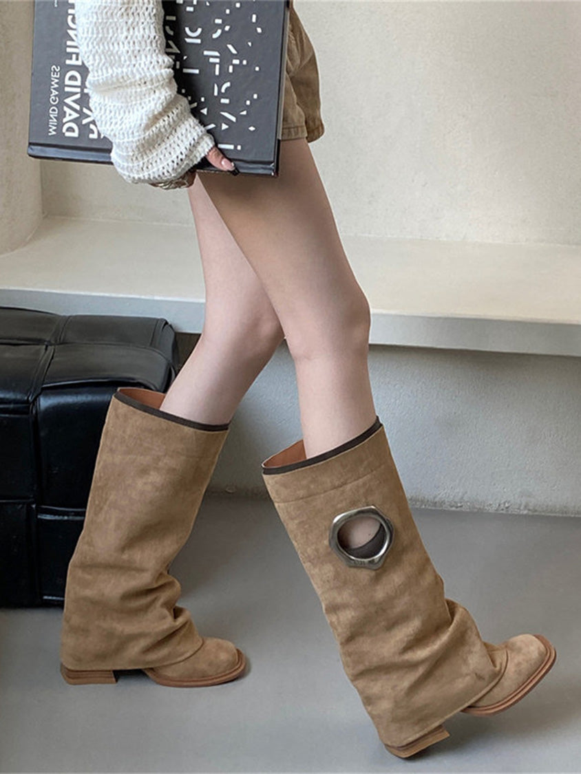 オーバルリングミドルブーツ