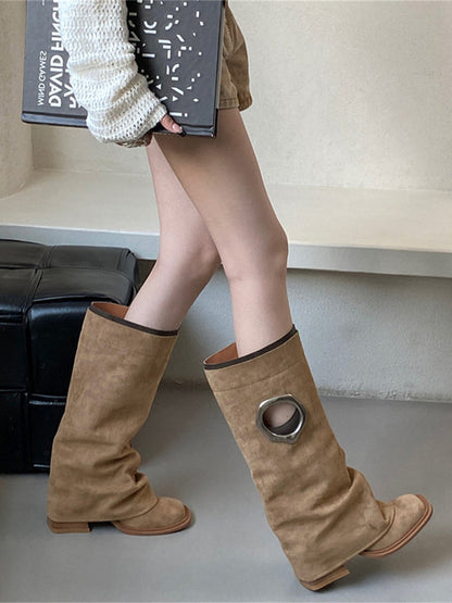 オーバルリングミドルブーツ