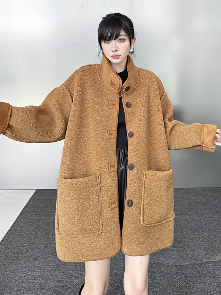 リバーシブルボアコート