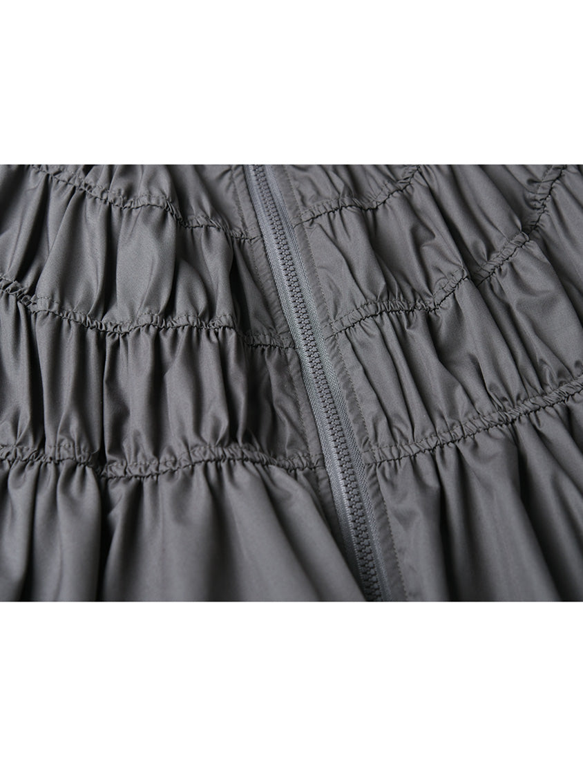 Mesh stitch top and skirt