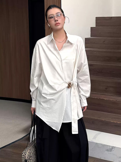 ツイストバックルブラウス