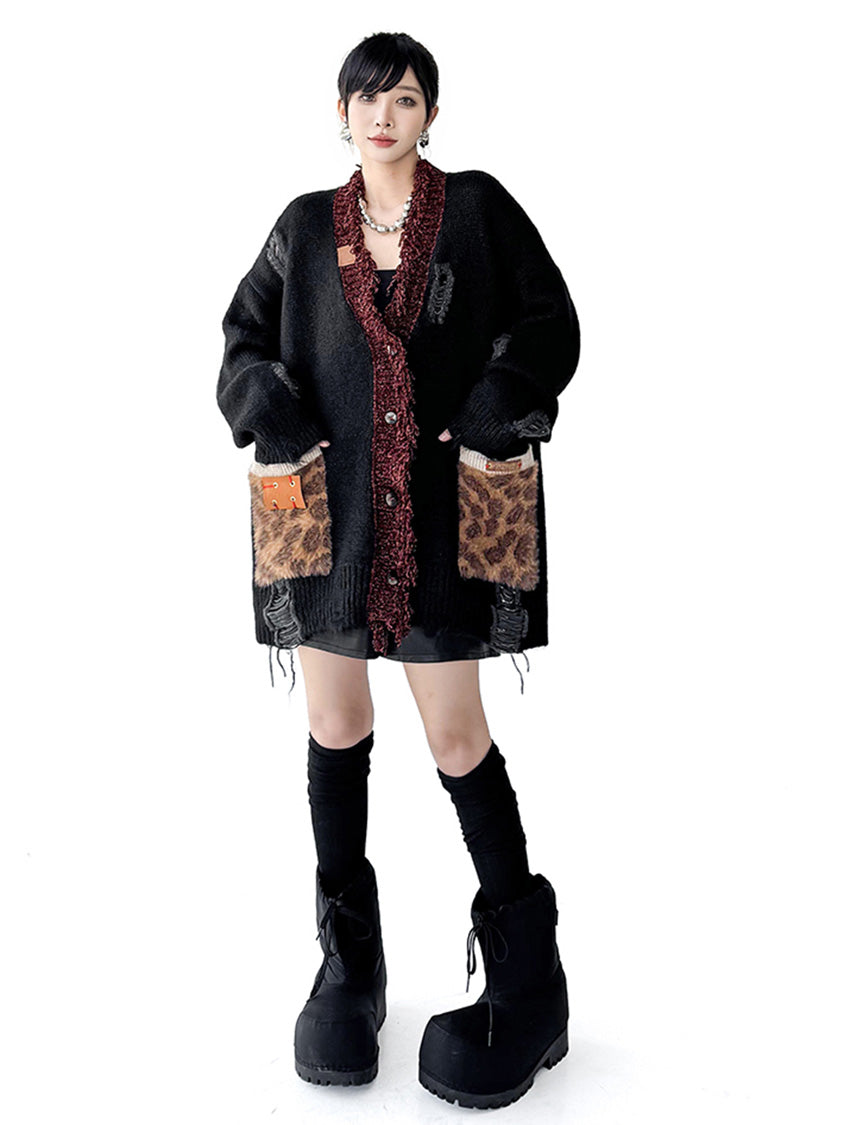 Mesh stitch top and skirt