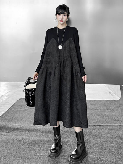 Mesh stitch top and skirt