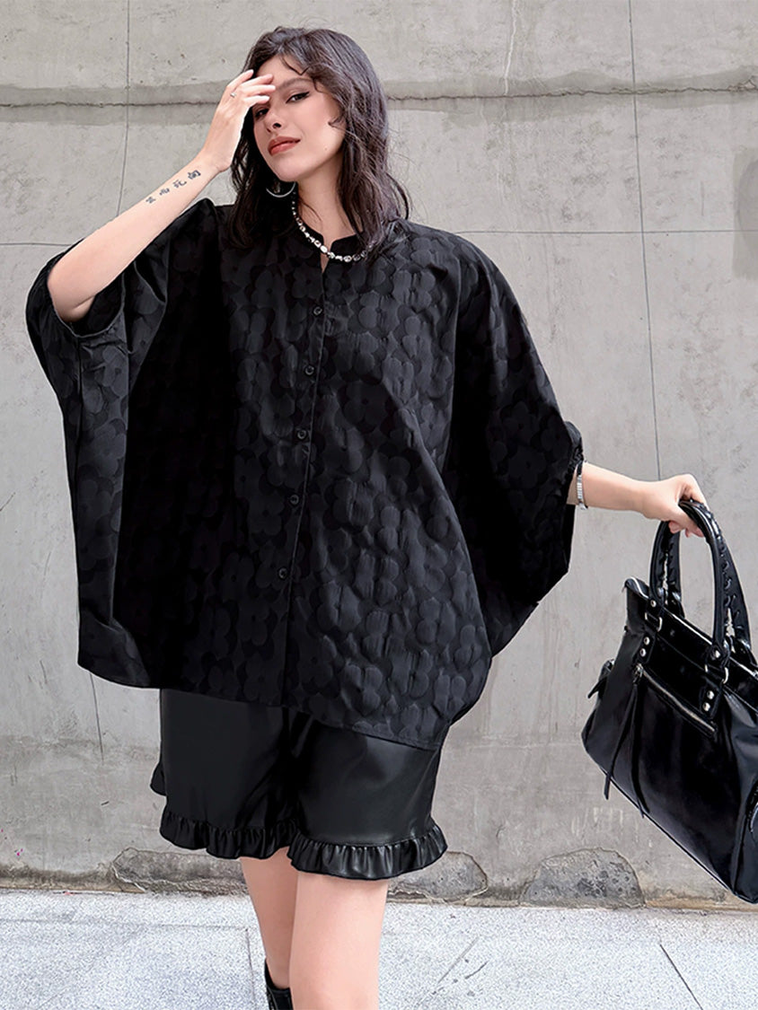 Mesh stitch top and skirt