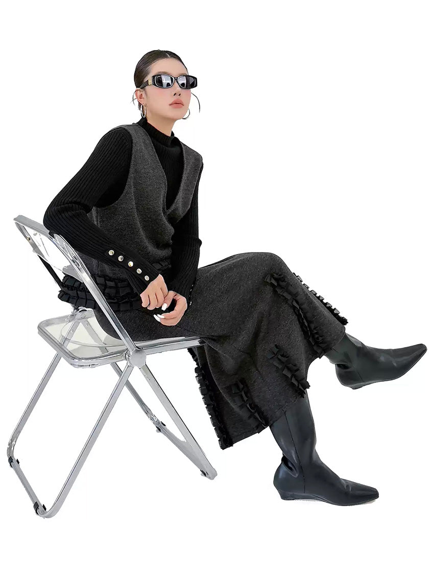 フローティングタイドトップ＆スカート