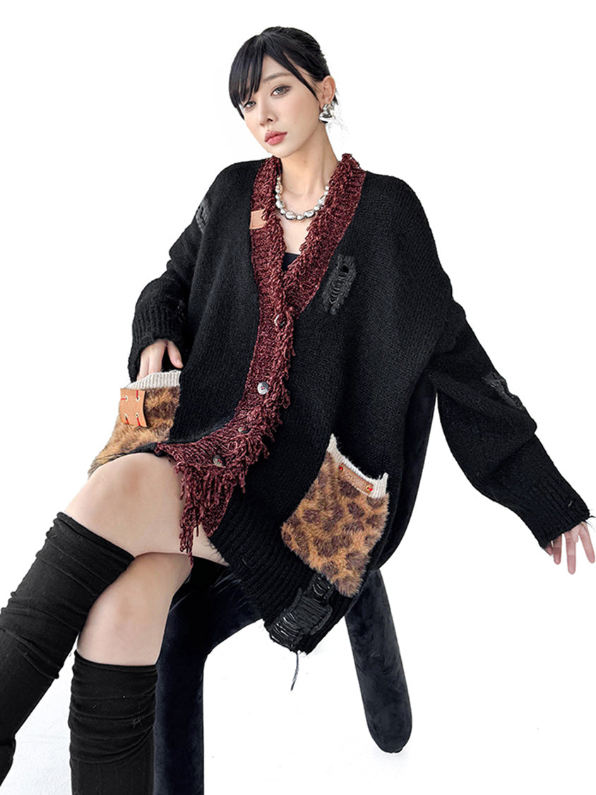 Mesh stitch top and skirt