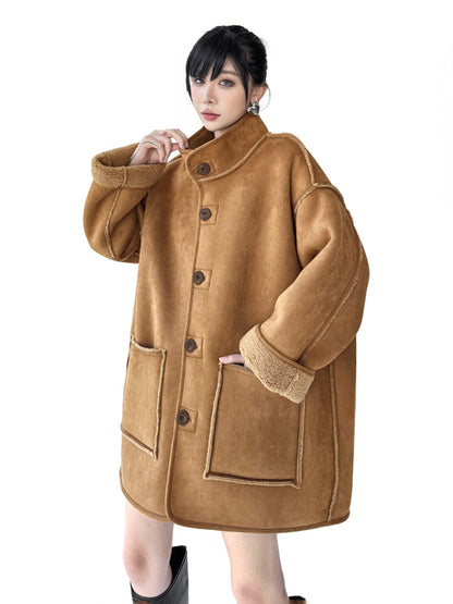 リバーシブルボアコート