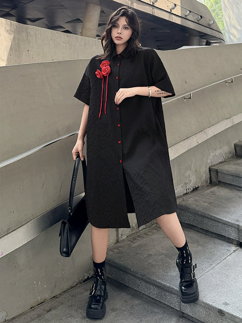 Mesh stitch top and skirt