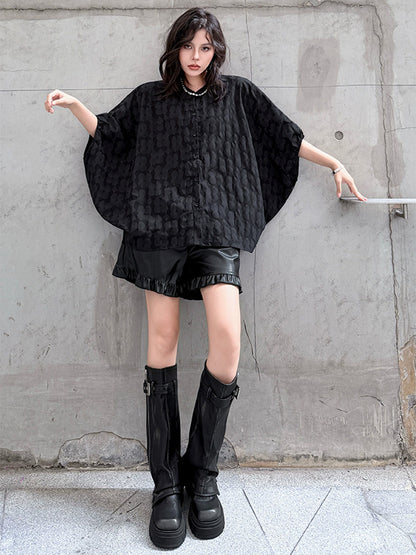 Mesh stitch top and skirt