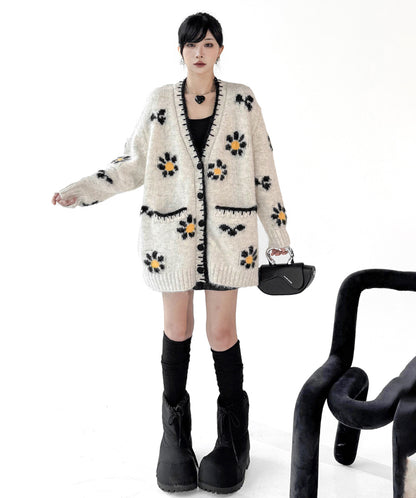 Mesh stitch top and skirt