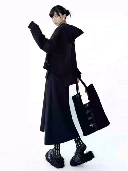 ダイアゴナルジップフーディー＆ジップスリットスカートシリーズ