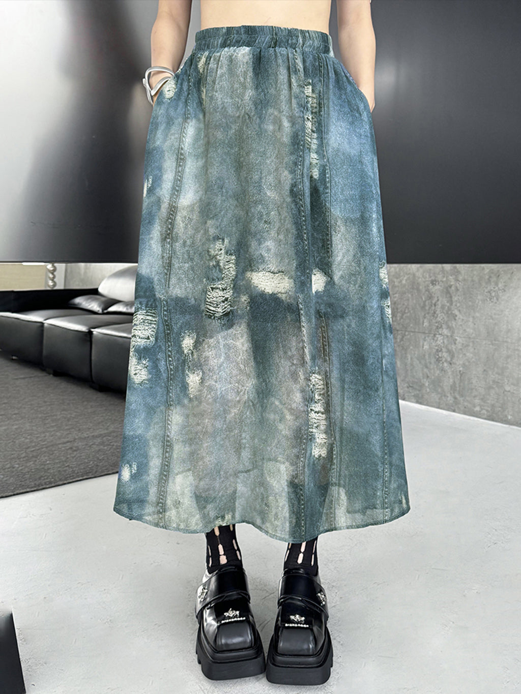 Floating Tie-Dye Top &amp; Skirt 