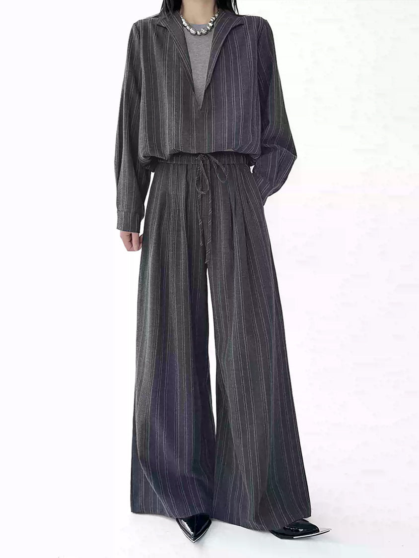 Mesh stitch top and skirt