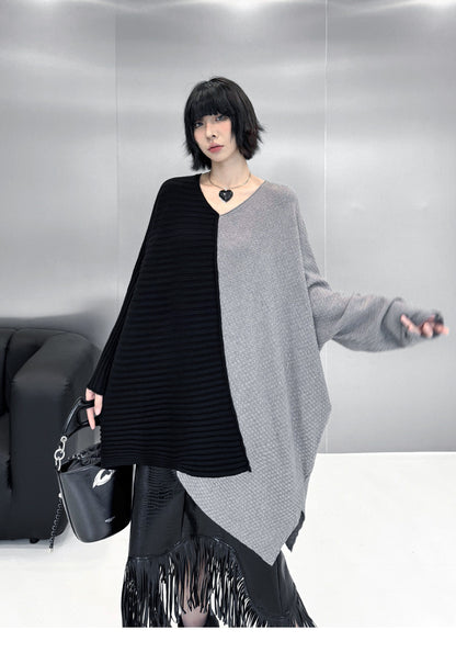 ツートンオーバーラップトップ