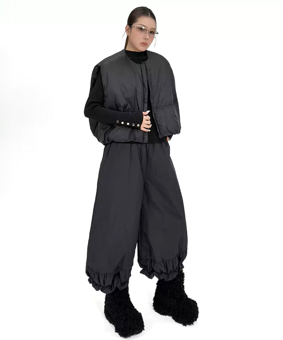 パデッドショートジャケット＆ボリュームパンツシリーズ