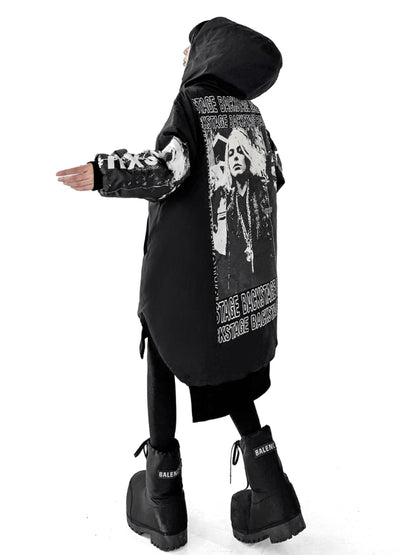 グラフィックスリーブジップジャケット