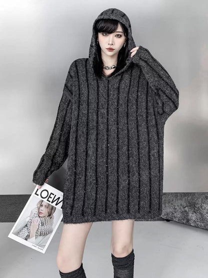 Mesh stitch top and skirt